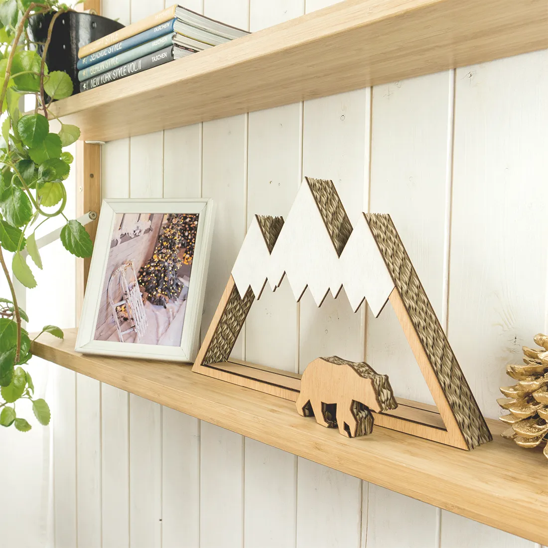 Pack-Triple-montana-y-osito-Geo-Madera-Natural Galeria 3