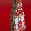 Imagen de una gnoma textil cartón rojo, perfecta para decorar tu hogar en Navidad.