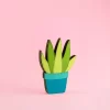 Cactus Primaveral AGAVE decorativo de cartón reciclado